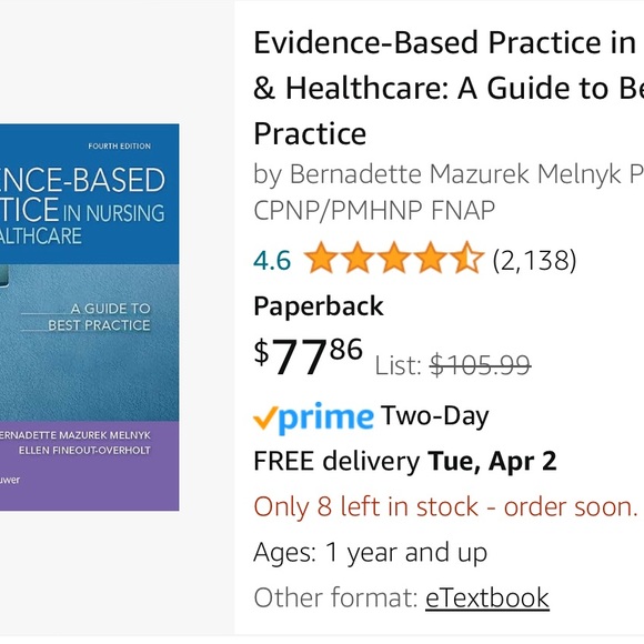Evidence-Based Practice in Nursing and Healthcare. Fourth Edition. - Picture 2 of 3